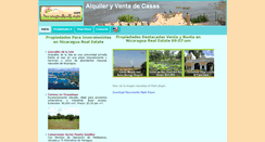 Desktop Screenshot of nicaraguarealestate.com